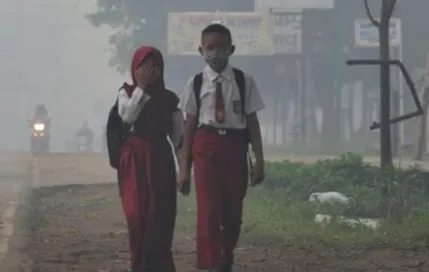 Pasien ISPA di Wilayah Terdampak Karhutla Dilaporkan Melonjak