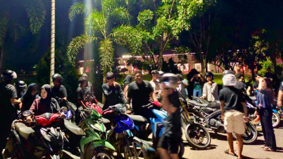 Satlantas Polres Sambas Amankan 38 Motor Knalpot Brong dan Panggil Orang Tua Pelanggar Bawah Umur