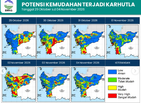 Sebaran Titik Panas Karhutla Tingkat Kepercayaan Tinggi Nihil di Kalimantan Barat