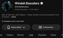 Kanal YouTube Windah Basudara Sempat Berubah Tampilan Misterius dan Alami Dugaan Peretasan