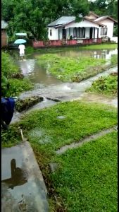 Banjir Kota Ambon Berangsur Surut