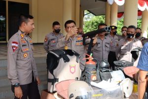 Evaluasi Peralatan Dalmas dan PHH Polres Kubu Raya