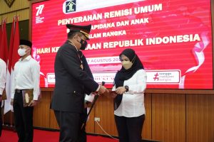 3.865 Warga Binaan Dapat Remisi Umum di HUT ke 77 RI