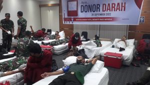 Gelaran Donor Darah ASTON Pontianak dan Transera Hotel Diminati Warga