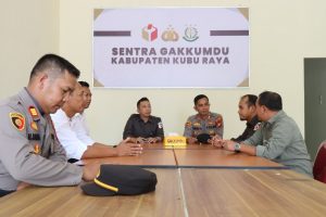 Jalin Sinergitas Polres Kubu Raya -KPU dan Bawaslu