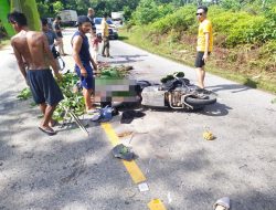 “Adu Banteng” Motor Vs Mobil, Wanita Muda Kehilangan Nyawa