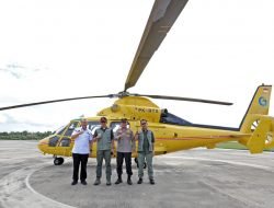 Kepala BNPB Patroli Udara di Riau