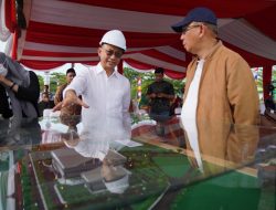 Seiring Pembangunan GOR Terpadu, Edi Kamtono Janjikan Bangun Trotoar