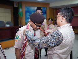 Lepas Kontingen Pontianak, Edi Ingatkan Jaga Kekompakkan di Raimuna Nasional