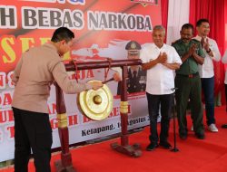 Bupati Ketapang Resmikan Kampung Tangguh Bebas Narkoba Berseri