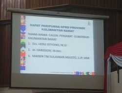 Heru-Harisson-Sulaiman Diusulkan DPRD Kalbar untuk Jadi Pj Gubernur