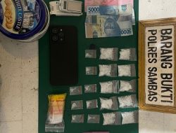 Gerebek Rumah Pengedar, Didapat Shabu Seberat 56,18 Gram