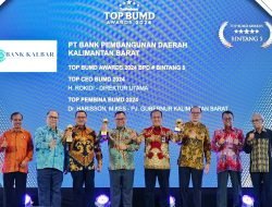 Bank Kalbar Pertahankan Gelar Bergengsi Bintang 5 pada Ajang Top BUMD Awards 2024