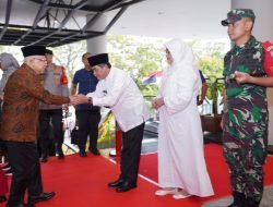 Tiba di Pontianak, Wapres Ma’ruf Amin Disambut Pj Wako Ani Sofian