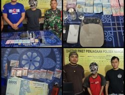Cuma 4 Hari,Polsek Nanga Tayap Ringkus 4 Pengedar Narkoba