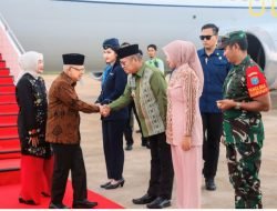 Harisson dan Istri Sambut Kedatangan Wapres Ma’ruf Amin