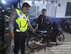 10 Sepeda Motor Gunakan Knalpot Brong Dijaring Satlantas Polres Sekadau