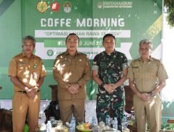 Hadiri Coffe Morning Distanakbun, Sekda : Pemkab Ketapang Mendukung Program Optimasi Lahan Rawa