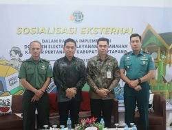 Asisten I Setda Hadiri Sosialisasi Eksternal Terkait Dokumen Elektronik Layanan BPN Ketapang
