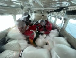 Tiga Ton NaCl Disemai di Langit Sumatra Selatan