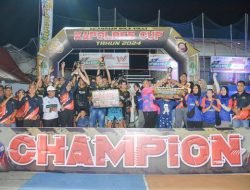 Asisten II Tutup Kapolres Cup 2024, Polsek Nanga Tayap dan Rahmad Vc Raih Juara Pertama