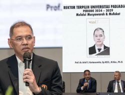 Arief S. Kartasasmita Terpilih Sebagai Rektor Unpad 2024-2029