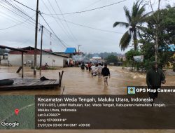 Kali Kobe Meluap, Satu Desa Terendam Banjir