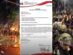 Aksi Demo BEM SI di Patung Kuda Ricuh: Polisi dan Mahasiswa Terlibat Bentrokan