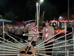 Sekda M.Bari Pimpin Upacara Ulang Janji Bersama Kwarda Gerakan Pramuka