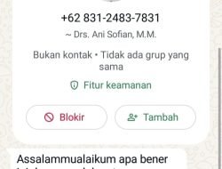 Beredar Pesan WA Catut Nama Pj Wali Kota Pontianak