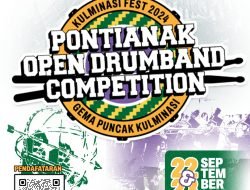 Pontianak Open Drumband Competition Meriahkan Titik Kulminasi