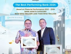 The Best Performing Bank 2024, Diraih Bank Kalbar