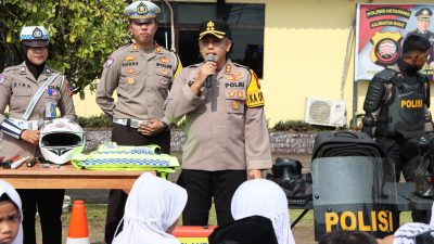 Kapolres Ketapang Sambut Kunjungan Edukasi Siswa TK dan SD dalam Program Polisi Sahabat Anak