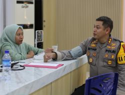 Peringati Hari Jadi Humas Polri Ke-73, Polres Ketapang Gelar Donor Darah