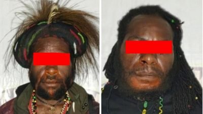 Satgas Damai Cartens Tangkap Dua Anggota KKB