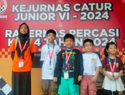 Kejurnas Catur Junior VI, Percasi Kalbar Utus Lima Pecatur Andalan