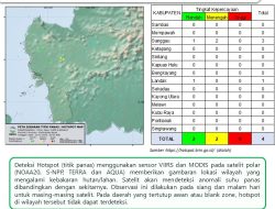 BMKG Deteksi Sejumlah Titik Hotspot di Sanggau dan Landak