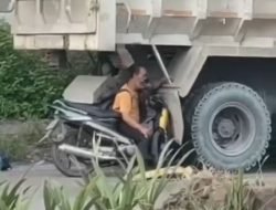 Truk Parkir di Bahu Jalan, Pengendara Motor Alami Kecelakaan di Jalan Lingkar Selatan Cilegon