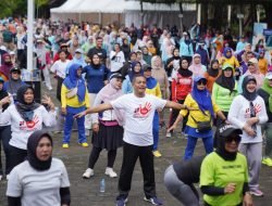 Gaungkan Anti Korupsi Lewat Senam Sehat Bersama