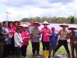 Dukung Ketahanan Pangan Nasional, Polres Bengkayang Gelar Pekarangan Bergizi