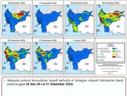 Potensi Karhutla di Kalimantan Barat Menurun