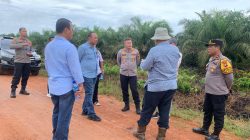 Dir Intelkam Polda Kalbar Tinjau Lahan Tanam Jagung di Muara Pawan