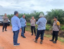 Dir Intelkam Polda Kalbar Tinjau Lahan Tanam Jagung di Muara Pawan