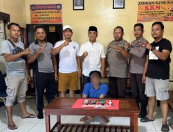 Polsek Parindu Tangkap Bandar Sabu di Dusun Tantang, Amankan Barang Bukti Narkotika