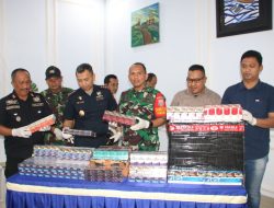 Lanal Gagalkan Penyelundupan Ribuan Slop Rokok Ilegal di Suramadu