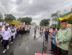 Semarak Sambut Ramadan 1446 H, Sekda Amirullah Lepas 7 Ribu Peserta Pawai Taaruf