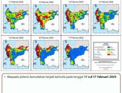 Hotspot Bermunculan Imbas Turunnya Potensi Hujan di Kalimantan Barat