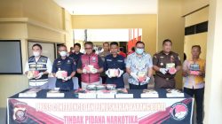 Polda Kalbar Musnahkan Hampir 20 Kg Sabu, Ungkap Jaringan Internasional