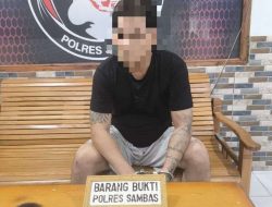 Polres Sambas Tangkap Pria Diduga Edarkan Sabu