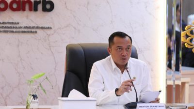 Mensesneg, Prasetyo Hadi memastikan pengangkatan CPNS 2024 dipercepat (foto: Kemenpan RB)